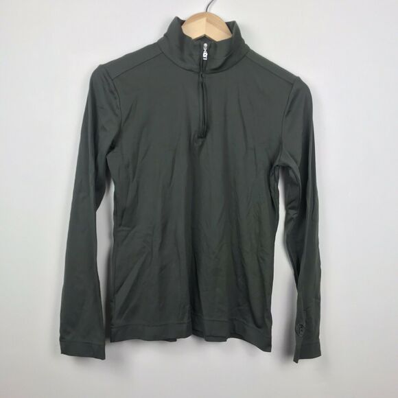 Bogner Forest Green Base Layer First Layer 1/4 Zip Size 10 - Picture 2 of 11